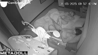Slim couple in love decided to relax after a hard and unpleasant day at work