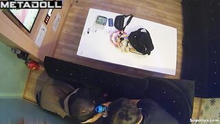 Asian couples having active sex right in the karaoke room