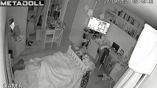 A seductive beauty has fun with her hot pussy in bed at night