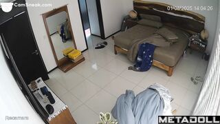 Bored mommy prefers to watch TikTok with a vibrator in her cunt