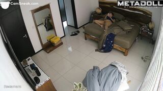 Bored mommy prefers to watch TikTok with a vibrator in her cunt