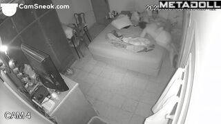 Big-breasted mommy happily licks her husband's cock and asshole