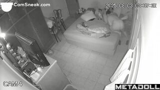 Big-breasted mommy happily licks her husband's cock and asshole