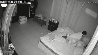 A cunning wife woke up her bearded husband for a hot orgasm