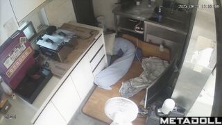 Morning asian routine in the microscopic kitchen, follow