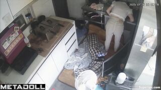Morning asian routine in the microscopic kitchen, follow