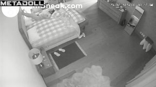 Horny spouses fuck unaware that dirty eyes follow their bond