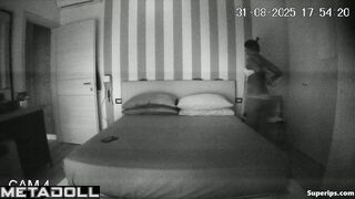 Mature lady masturbating instead of a real sex, look