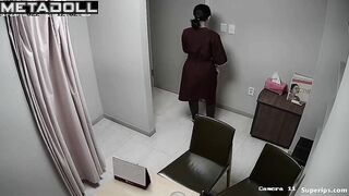 Sexy asian girl came to the doctor to increase her boobs