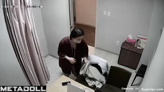 Sexy asian girl came to the doctor to increase her boobs