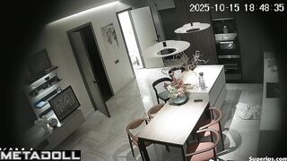 Unexpected cunnilingus and sex in a luxurious kitchen