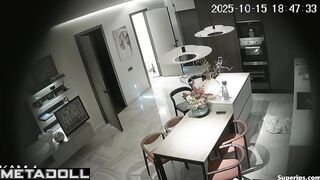 Unexpected cunnilingus and sex in a luxurious kitchen