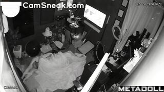 Hot 69 under the warm blanket / home spy camera, look