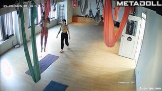 They decided to have sex in interesting place / gym tape
