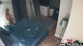 Busty milf remembered a Hollywood actor and started masturbating
