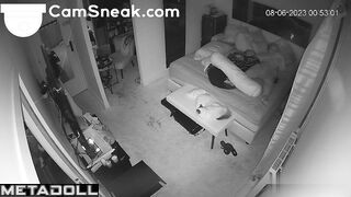 She masturbated in her pajamas before going to bed