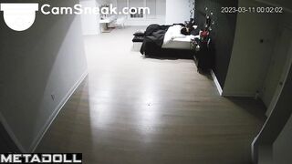 Romantic facesitting after a fight, hidden bedroom tapes