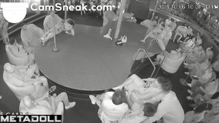People watching show in a strip club with a big pleasure