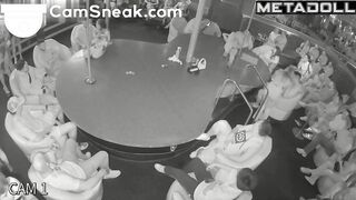 People watching show in a strip club with a big pleasure