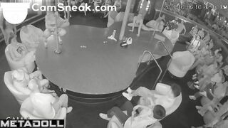 People watching show in a strip club with a big pleasure