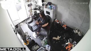 She broke up with her boyfriend while sitting on the toilet