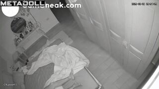 The idea of ​​being watched excites this naked couple, hidden cam