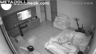 A married couple had quick sex while watching a movie