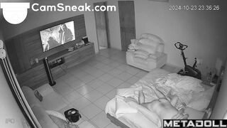 A married couple had quick sex while watching a movie