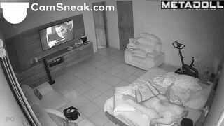 A married couple had quick sex while watching a movie