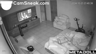 A married couple had quick sex while watching a movie