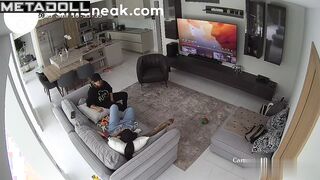 A young lesbian came to visit her new girlfriend to have some sexual fun