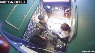 Korean guys kiss and caress their Asian girlfriends during karaoke