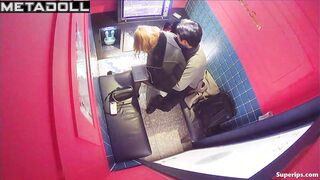 Korean guys kiss and caress their Asian girlfriends during karaoke