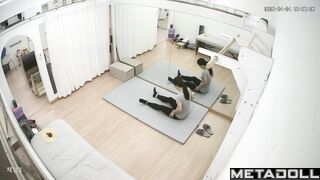 Young Korean coach gropes the private parts of slim Asian girls
