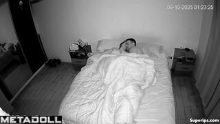 Sexy beauty won't let her boyfriend sleep until she gets laid