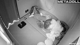Young Asian girl sexually harasses her boyfriend right in the karaoke room