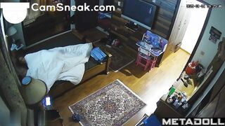 She imagines herself as a cowgirl when she jumps on him