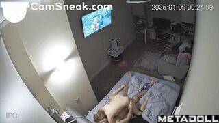Blonde attacks his cock at every opportunity, look