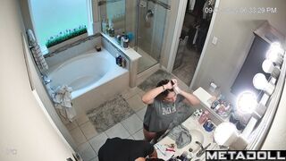 This couple's morning started like this (bathroom porn)