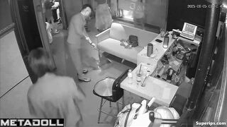 Hidden cam in two places - locker room and in the club