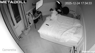 They were lying under the blanket and then started fucking
