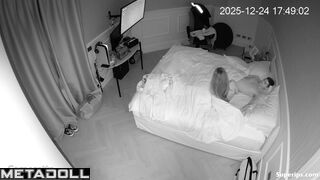 They were lying under the blanket and then started fucking