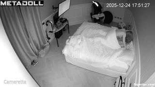They were lying under the blanket and then started fucking