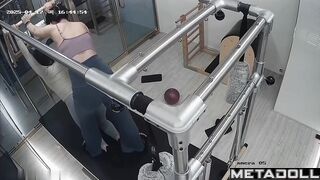 Hidden public cam fixed medical exercises, look now