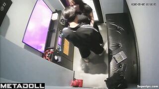 Asian teens enjoying jerking off and nipples licking