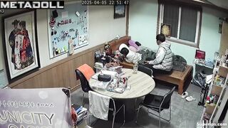 Asian couple wants to cum after dinner, spy camera