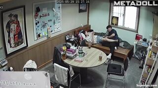 Asian couple wants to cum after dinner, spy camera
