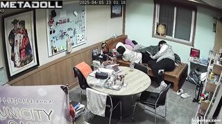 Asian couple wants to cum after dinner, spy camera