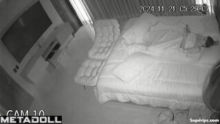 A typical day in bed after a breakup (naked curvy girl)