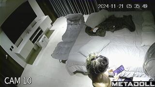 A typical day in bed after a breakup (naked curvy girl)
